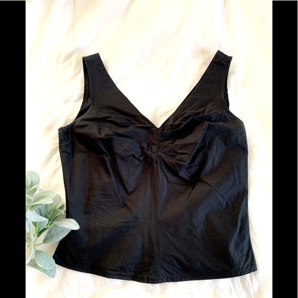 Odille Tops - Anthropologie Odille V neck with ruched detailing top size 10